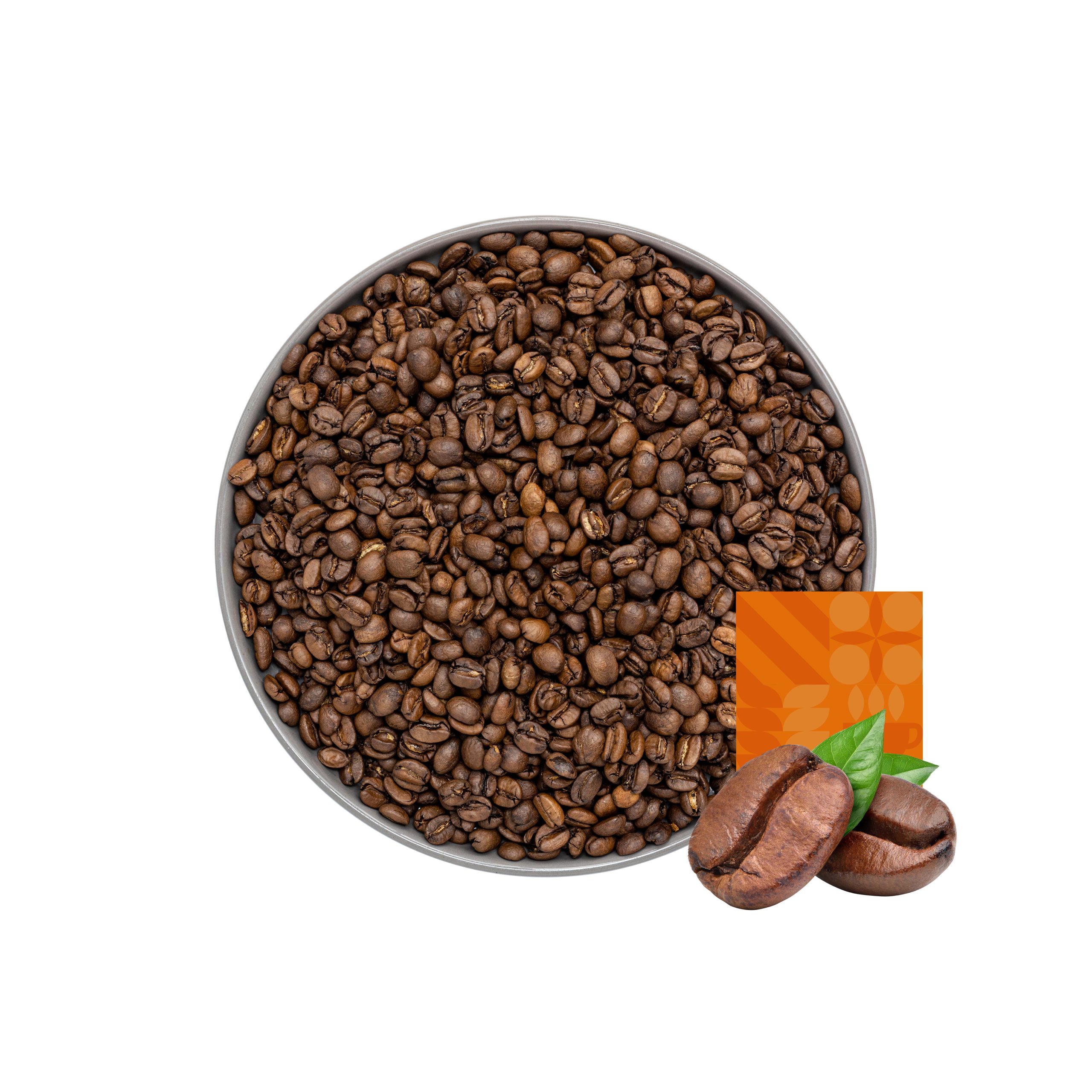 Zestaw Kawa i herbata - kawa ziarnista Brazylia i czarna herbata Golden Yunnan w pudełku eco, prezent dla babci i dziadka - obrazek 4