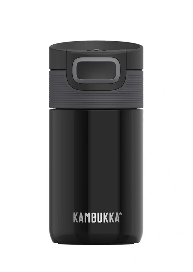 Czarny kubek termiczny Kambukka
