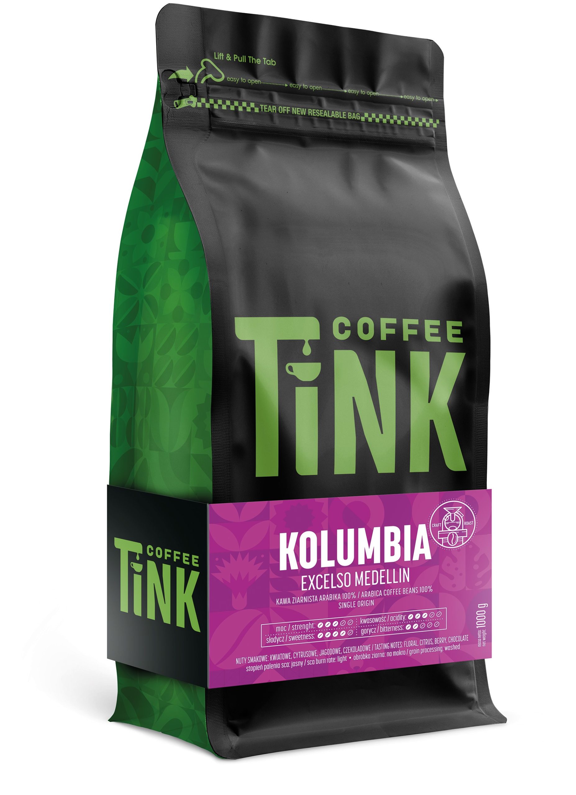COFFEE TINK Kolumbia Excelso Medellin